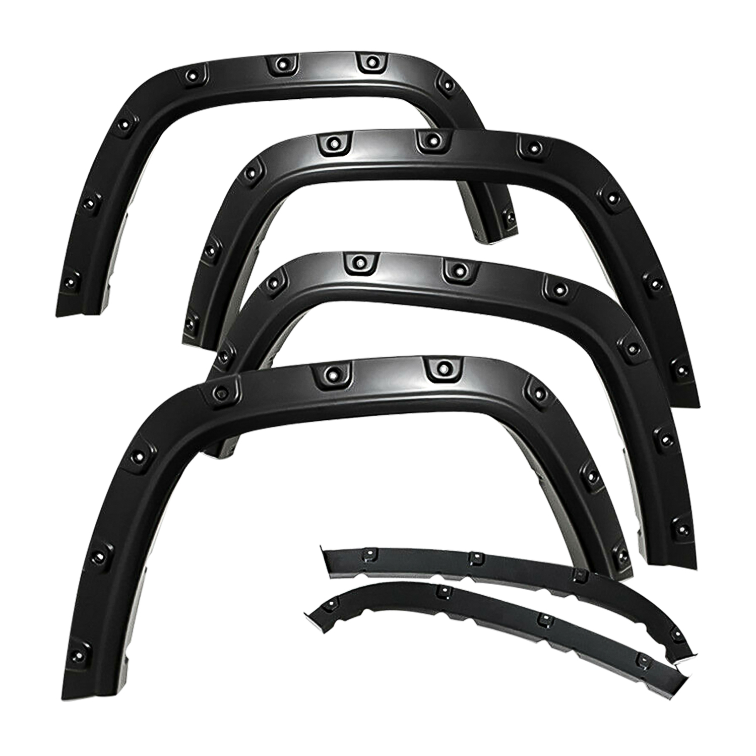 For 20112016 Jeep Grand Cherokee Pocket Style Black Rivet Fender